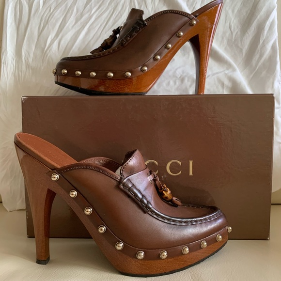 Gucci Shoes Gucci High Heel Clog Poshmark